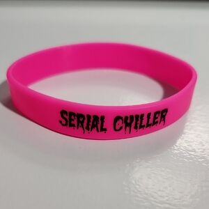 Pink 'Serial Chiller' Wristband